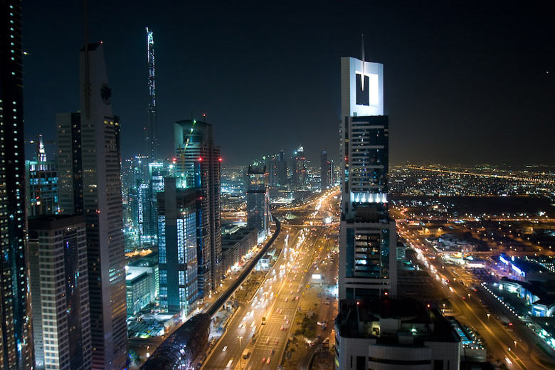 Dizzy heights of Dubai